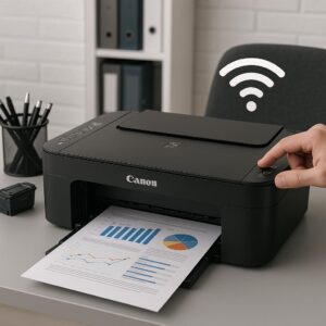 jak połączyć drukarkę canon pixma z wi-fi?