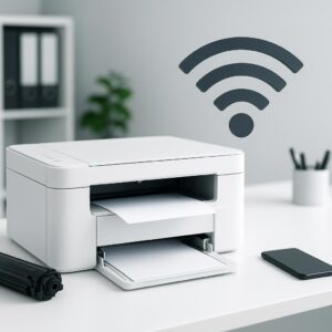 jak połączyć drukarkę hp z siecią wi-fi?