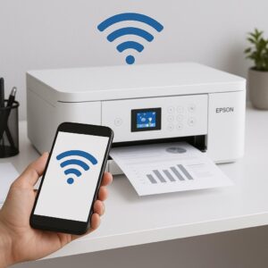 jak połączyć się z drukarka epson z telefonu?