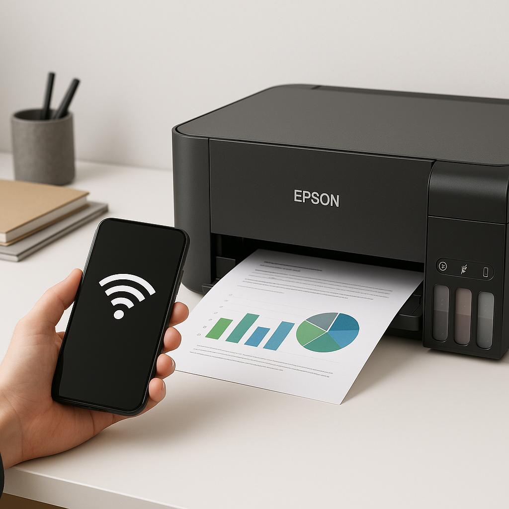 jak połączyć telefon z drukarka epson l3250?