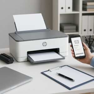 jak skonfigurować drukarkę hp po raz pierwszy?