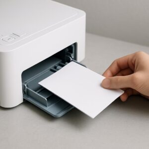 jak włożyć papier 10x15 do drukarki?