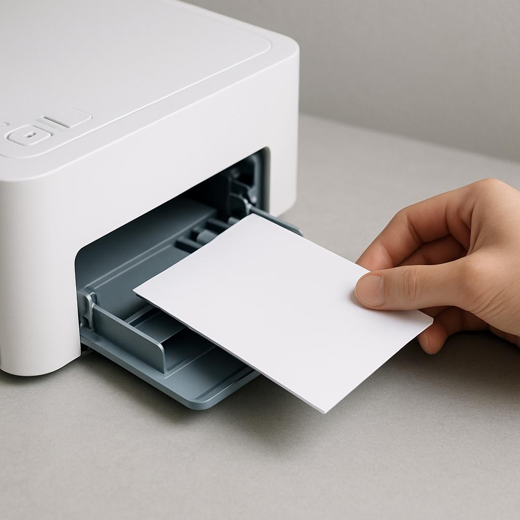 jak włożyć papier 10x15 do drukarki?