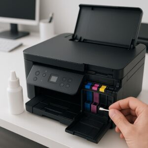 jak wyczyścić dysze epson ecotank?
