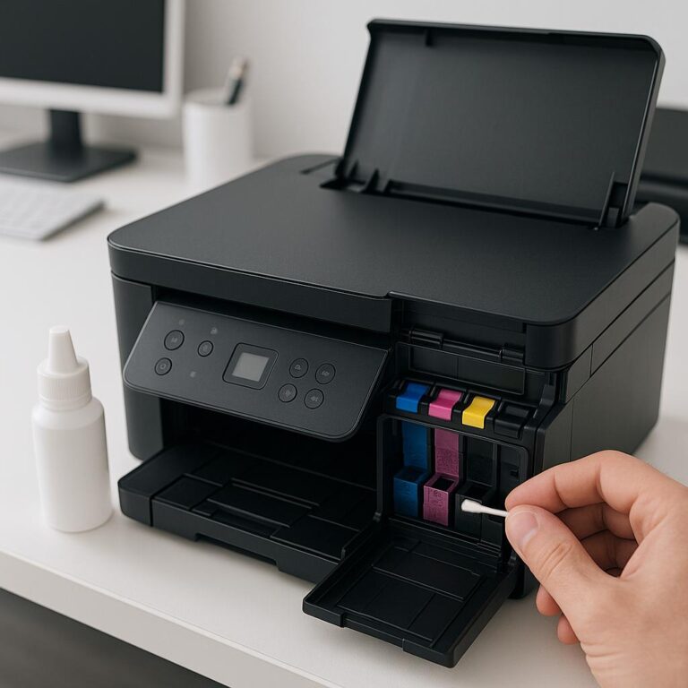 jak wyczyścić dysze epson ecotank?