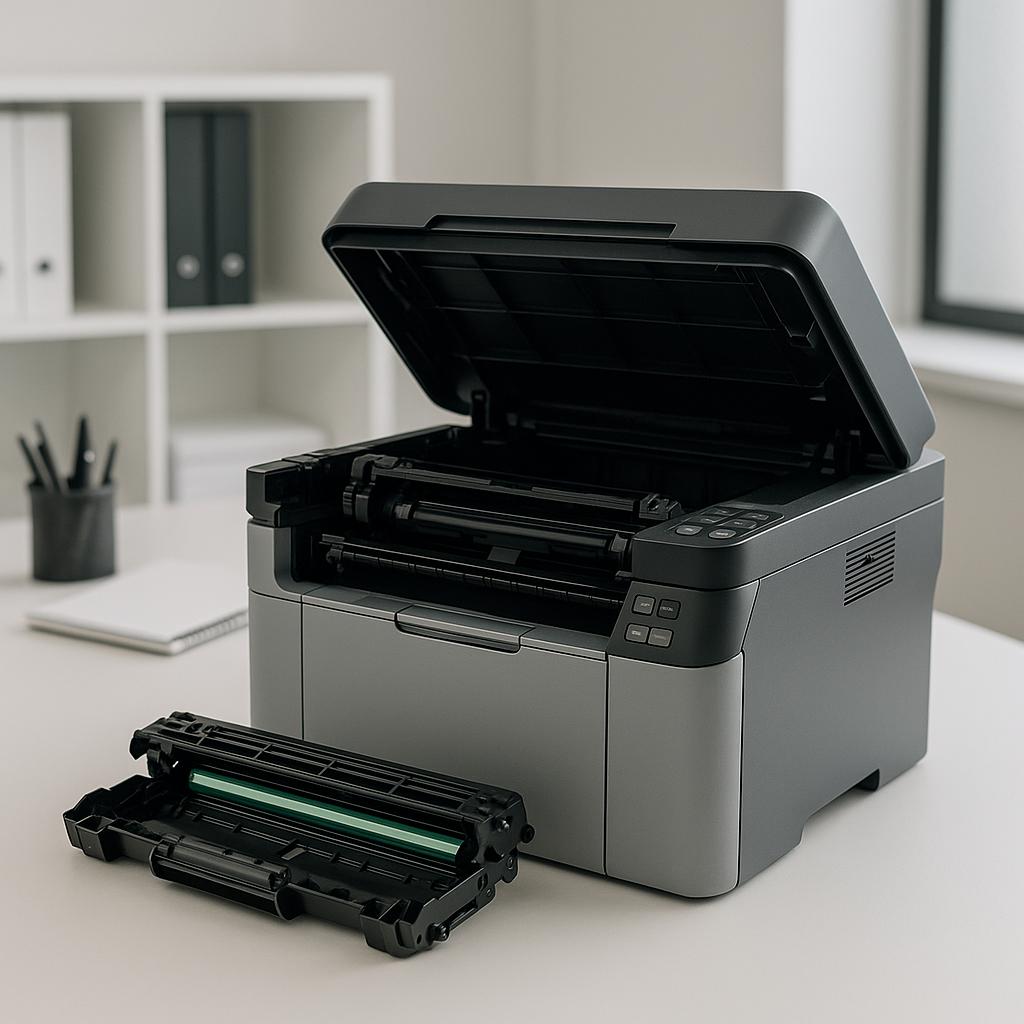 jak zresetować bęben w drukarce brother dcp-1510e?