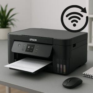 jak zresetować wifi w urządzeniu epson l4150?