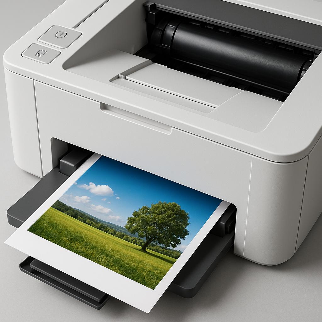 czy drukarka laserowa może drukować na papierze fotograficznym?
