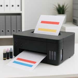 dlaczego drukarka epson nie drukuje na niebiesko?