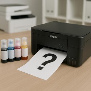 dlaczego moja drukarka epson nie drukuje po uzupełnieniu tuszu?