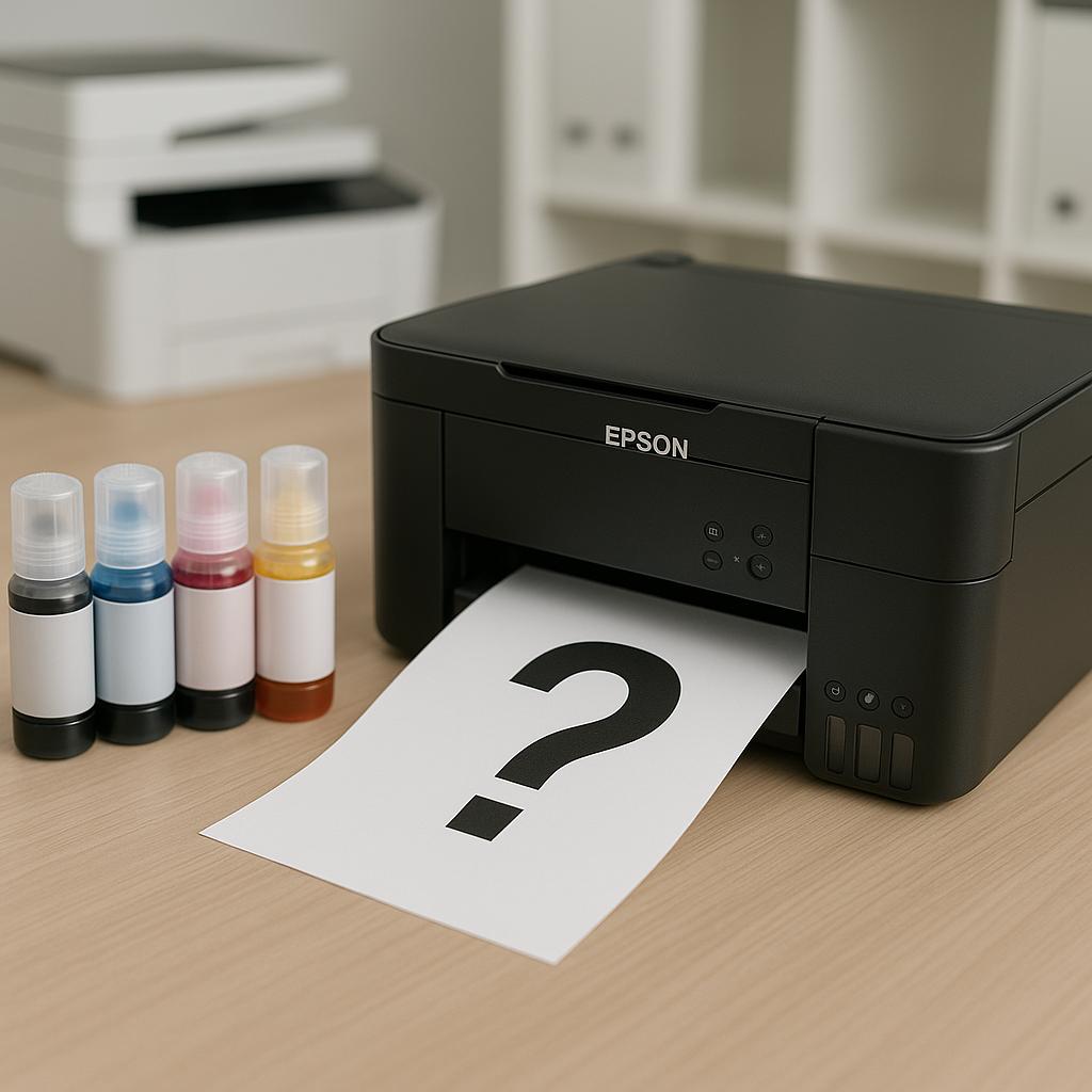 dlaczego moja drukarka epson nie drukuje po uzupełnieniu tuszu?