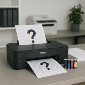 dlaczego moja drukarka epson nie drukuje prawidłowo?