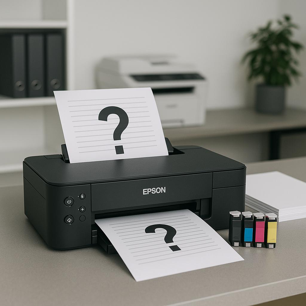 dlaczego moja drukarka epson nie drukuje prawidłowo?