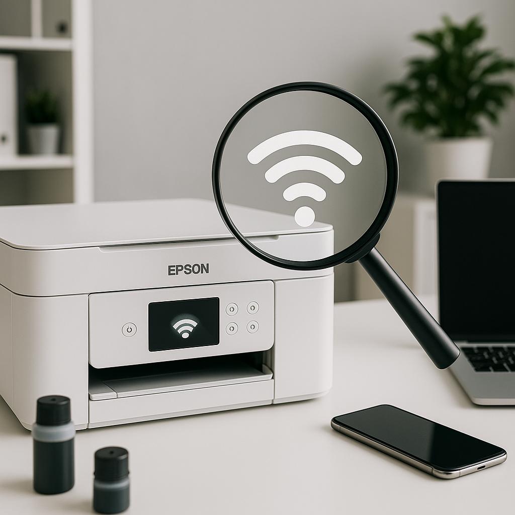 gdzie znaleźć hasło do wi-fi do drukarki epson?