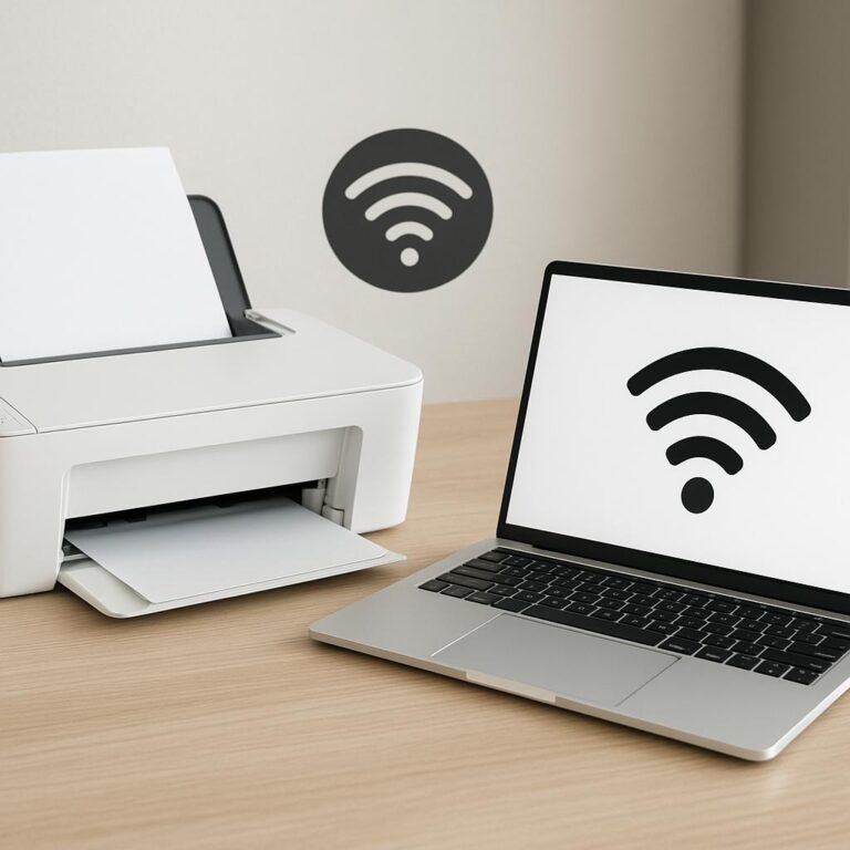 jak połączyć drukarkę z komputerem za pomocą wi-fi?