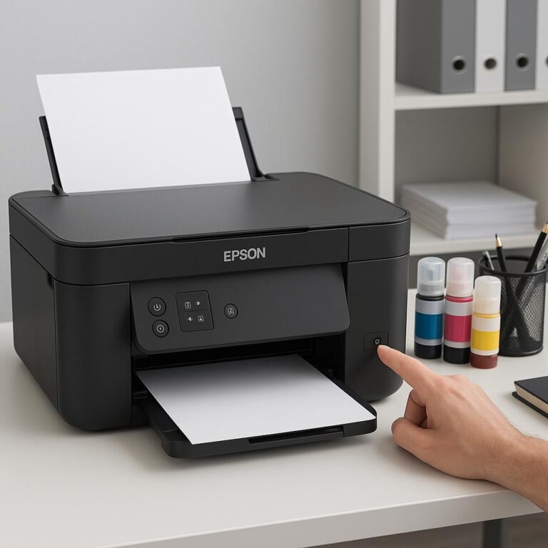 jak przywrócić ustawienia fabryczne drukarki epson?