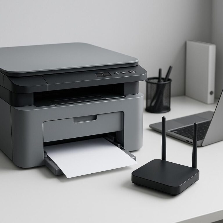 jak udostępnić drukarkę przez router?