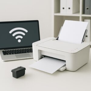 jak wydrukować na drukarce przez wifi?