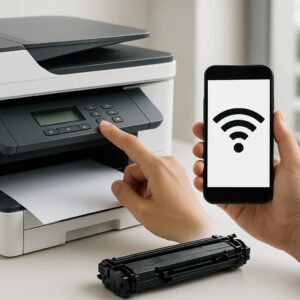 jak zmienić sieć wi-fi na drukarce?