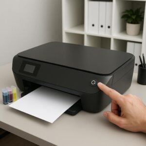 jak zresetować drukarkę hp 5075?