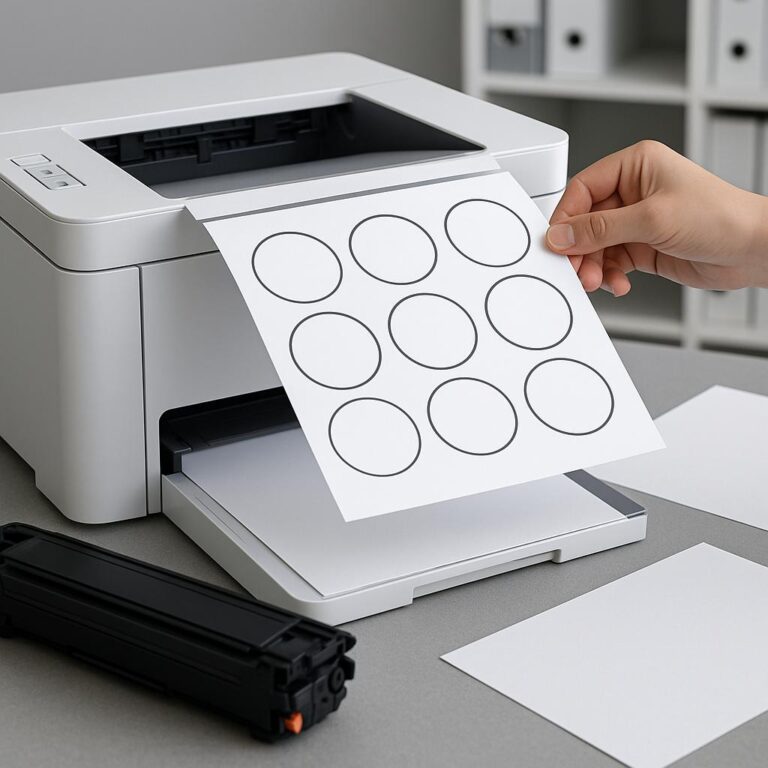 jaki papier najlepiej nadaje się do drukowania naklejek?