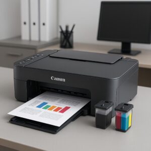 czy drukarka canon pixma używa tuszu pigmentowego czy barwnikowego?