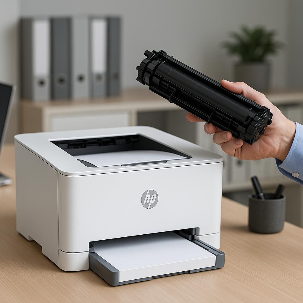 czy mogę stosować uniwersalny toner w drukarce hp?