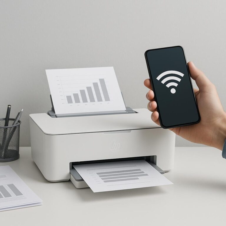 czy można drukować z telefonu przez wi-fi na drukarce hp?