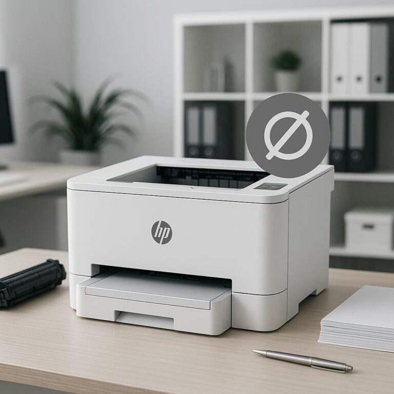 dlaczego drukarka hp laserjet jest offline?
