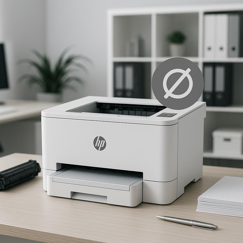 dlaczego drukarka hp laserjet jest offline?