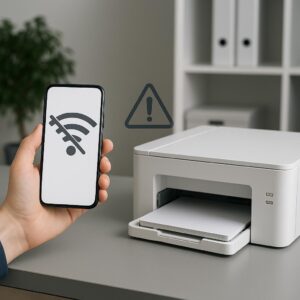 dlaczego mój telefon komórkowy nie łączy się z drukarką?