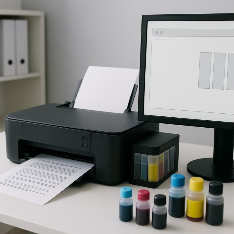 dlaczego monitor stanu epson nie pokazuje poziomów tuszu?