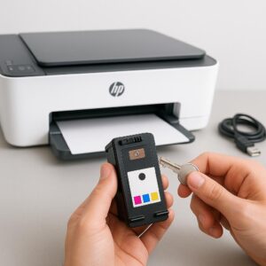 jak odblokować wkład atramentowy drukarki hp?