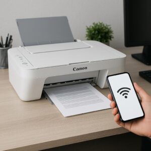 jak skonfigurować drukarkę canon z telefonem?