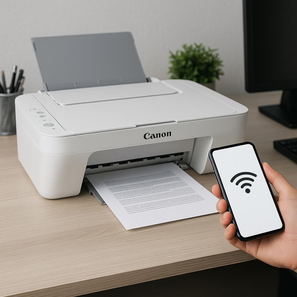 jak skonfigurować drukarkę canon z telefonem?