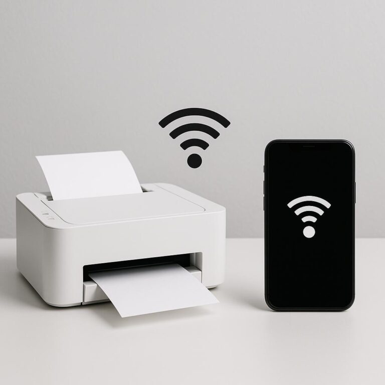 jak udostępnić internet z telefonu na drukarkę?