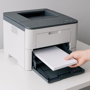 jak wymienić papier w drukarce?