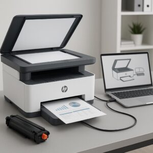 jak zainstalować drukarkę i skaner hp?