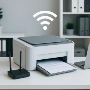 jak zalogować drukarkę do wi-fi?