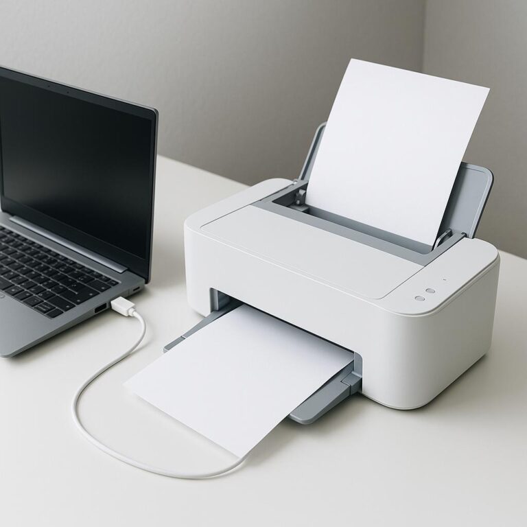 jak znaleźć drukarkę do podłączenia do laptopa?