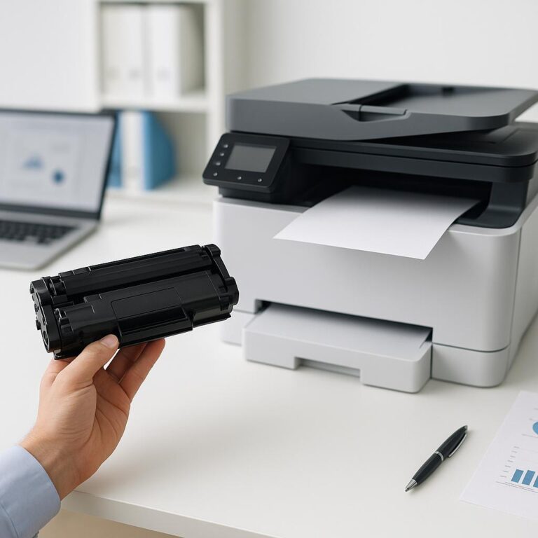 jak znaleźć numer tonera do drukarki hp?