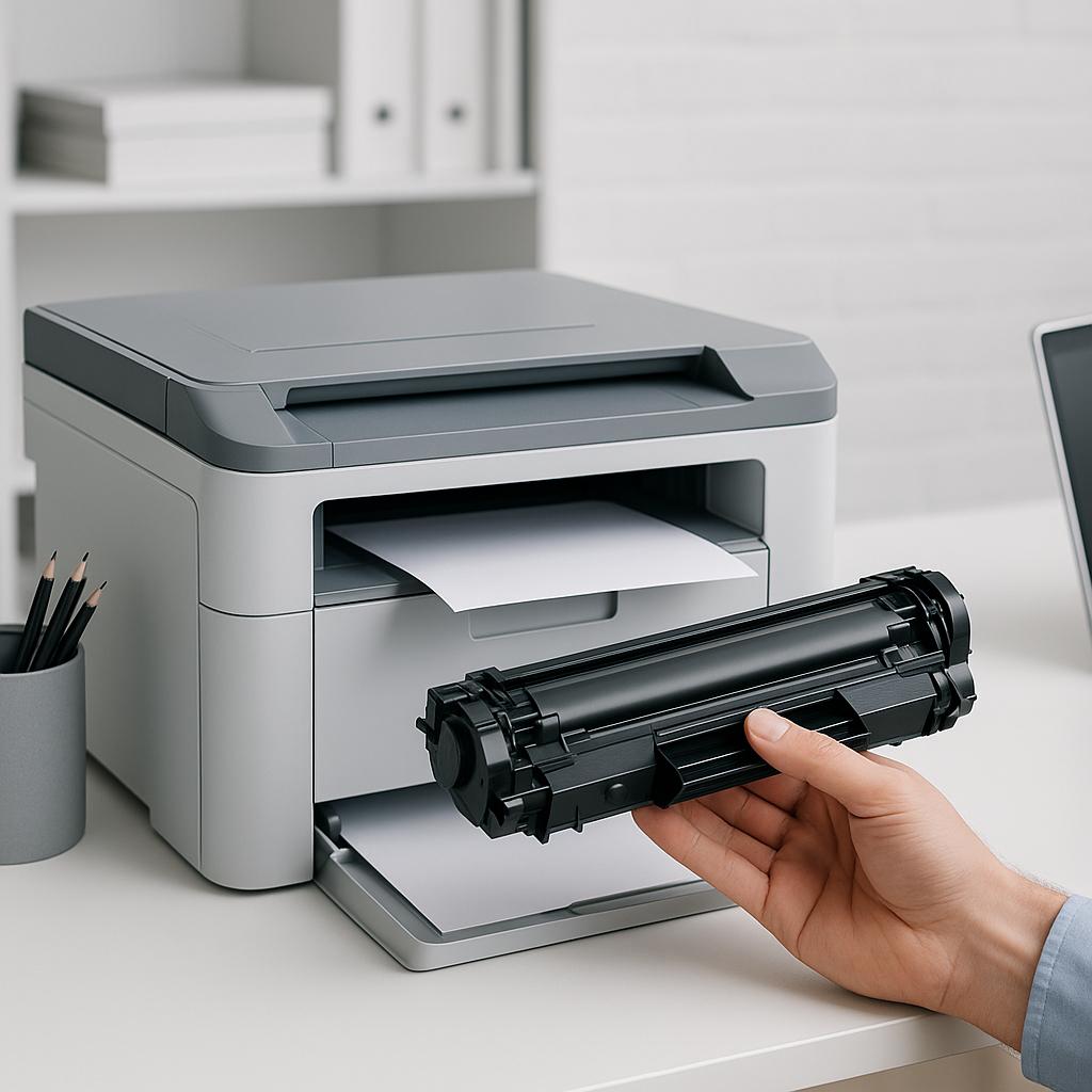 skąd wiadomo, że toner należy wymienić?