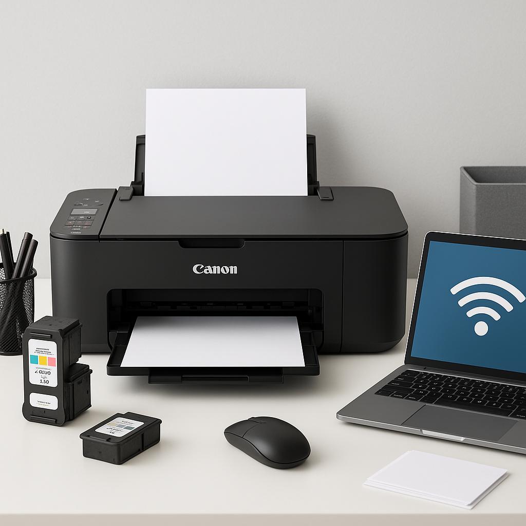 jak połączyć drukarkę canon pixma ts3350?