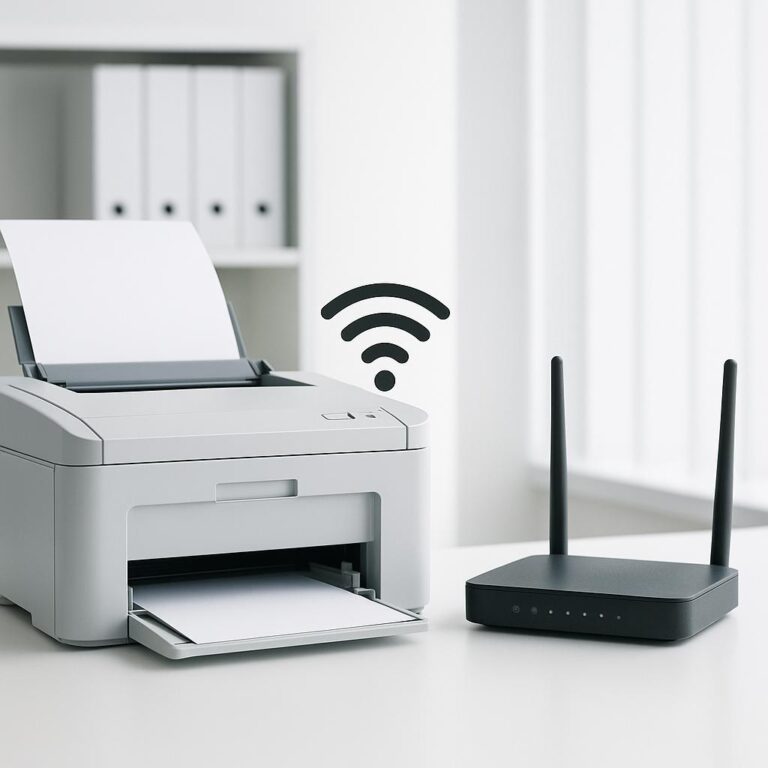 jak połączyć drukarkę z nowym routerem wi-fi?