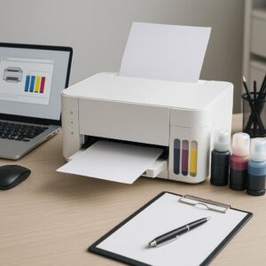 jak sprawdzić poziom tuszu w drukarce epson?