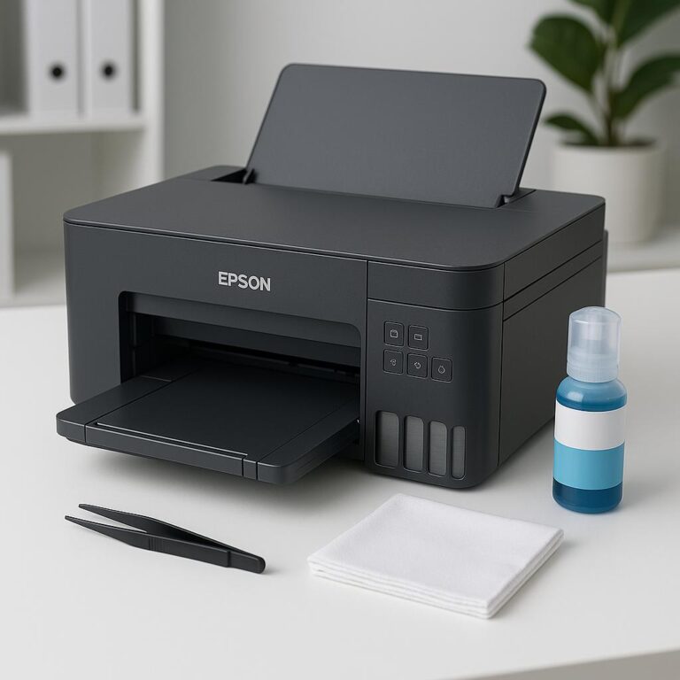 jak uruchomić czyszczenie drukarki epson?