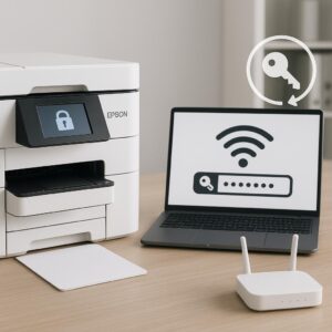jak zaktualizować hasło wi-fi w drukarce epson?