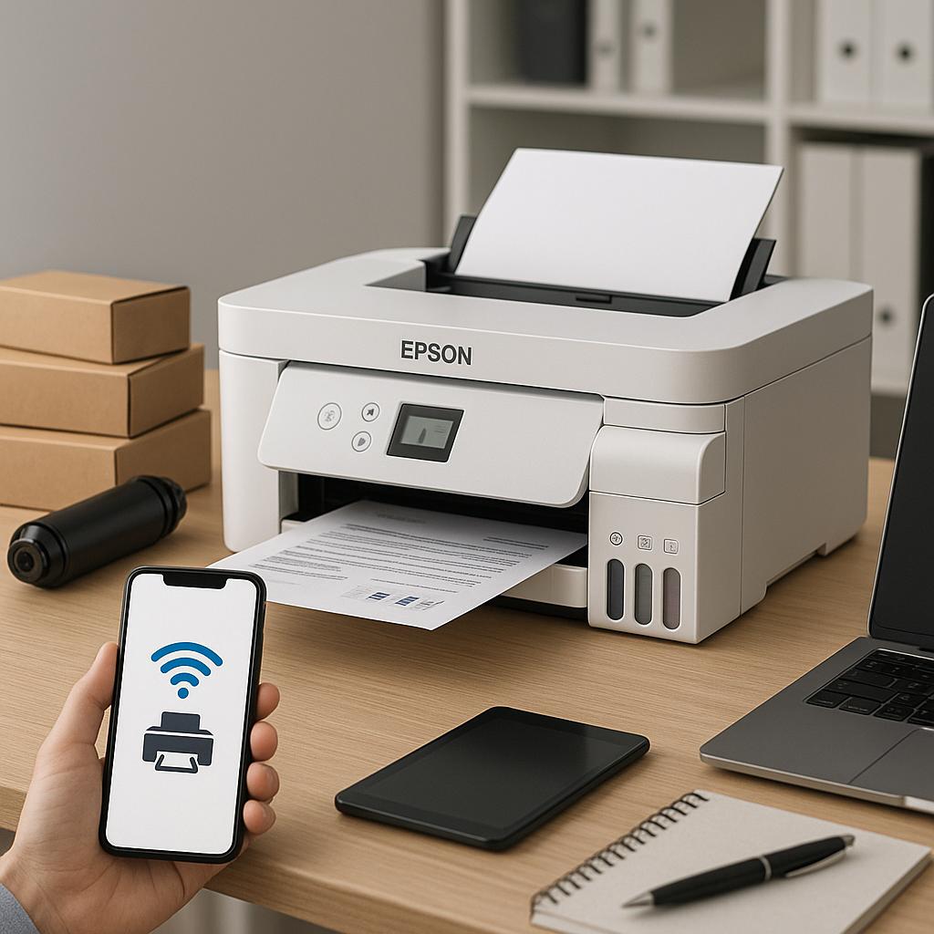 jakich aplikacji potrzebuję, aby połączyć się z drukarką epson?