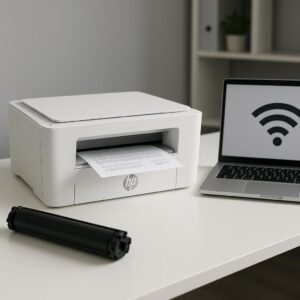 jak podłączyć drukarkę hp na inne wi-fi?