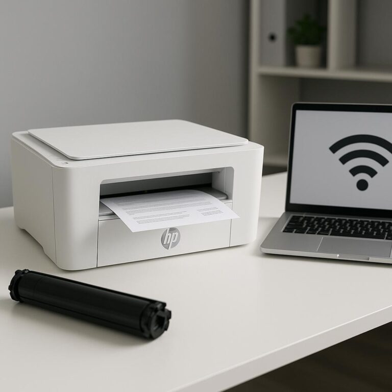 jak podłączyć drukarkę hp na inne wi-fi?